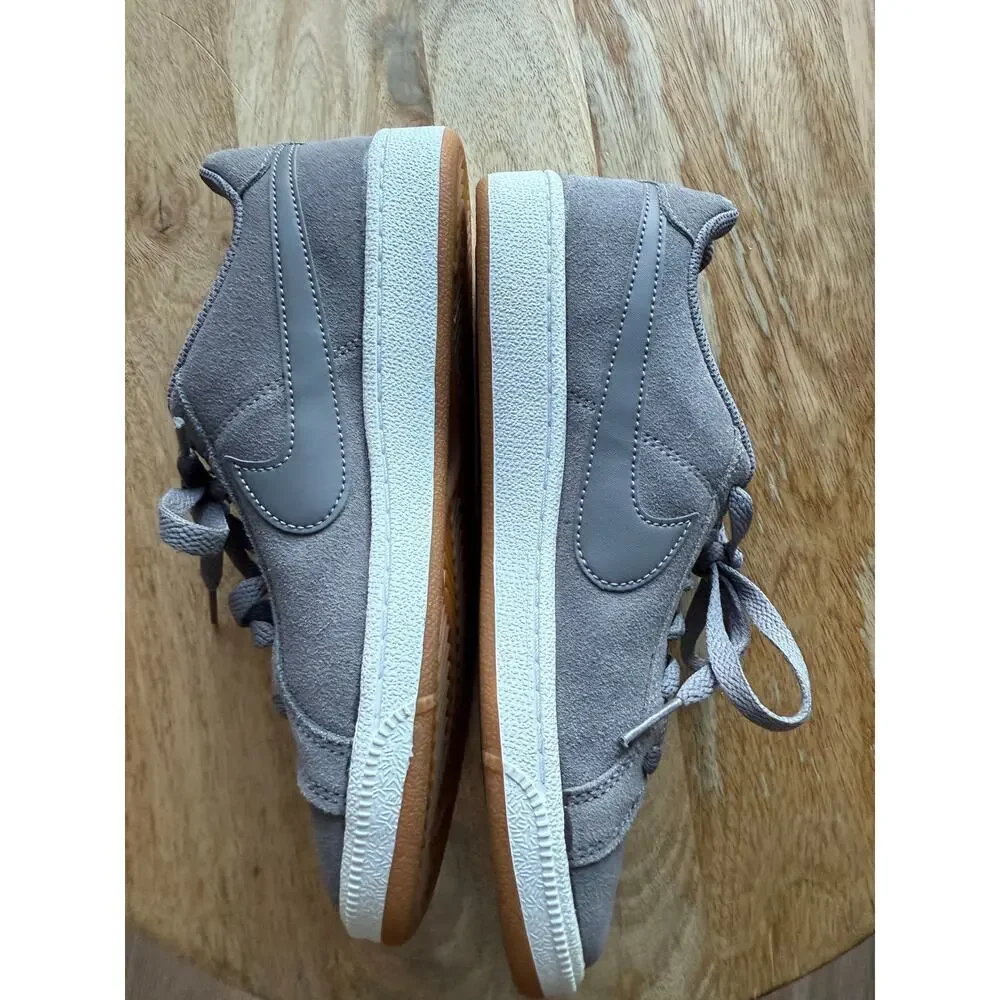Nike Women's Court Royale Suede Gunsmoke Grey Sneakers Shoes Size 6.5